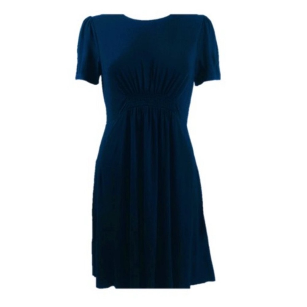 NWT Boden Navy Blue Crew Neck Jersey Dress- D0139